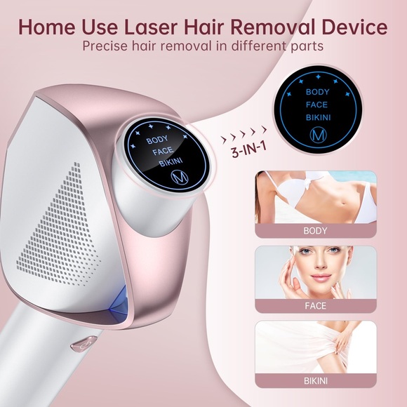 Permanent IPL Hair Removal Device, Latest Fast Flash Technology at Home Use, New - Picture 4 of 12